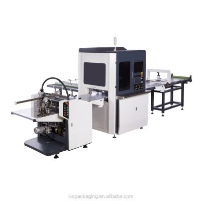 China LS-450 B Automatic Video Rigid CLOTHING Box Placing Machine for sale