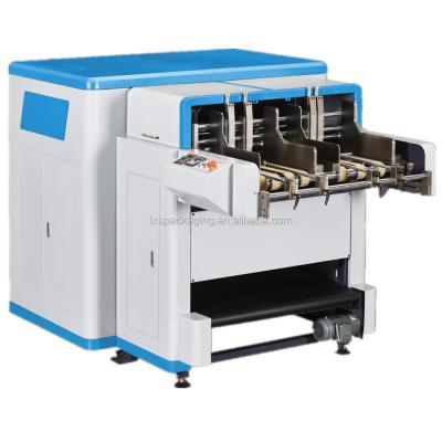 China LS-1200S Automatic Digital GARMENT Paper Fluting Machine For Jewelry Gift Box for sale