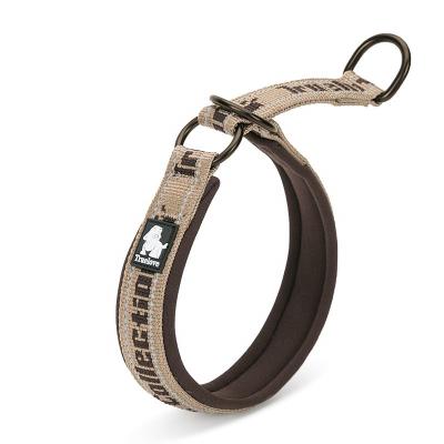 China DETACHED Adjustable Heavy Duty Soft Nylon Webbing Forming Unique Private Label Fancy Wholesale Dog Collars for sale