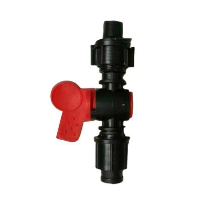 China Lawn Agricultural Irrigation Good Price Factory Supply Barbed Irrigation Hose Connector Switch Diverter Valve for sale