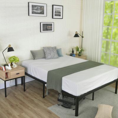 China Factory Other Strong Iron Slats Metal Bed Frame Multi Platform Bedstead Directly for sale