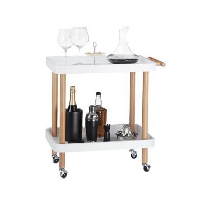 China Food Service Roll Shelf Kitchen Cart Eco - Friendly Material Portable Trolley for sale