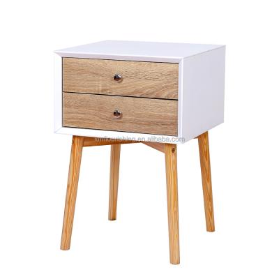 China New Rustic Plywood Side End Bedroom Night Stand Luxury Nightstand Bedside Table for sale