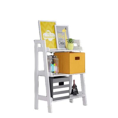 China Living Room Fashion MDF Bathroom Ladder Viable Opening Book Shelf for sale