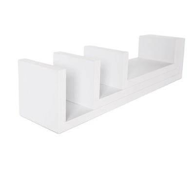 China Newcomer MDF White House Mounting Float Wall Shelf Set for sale