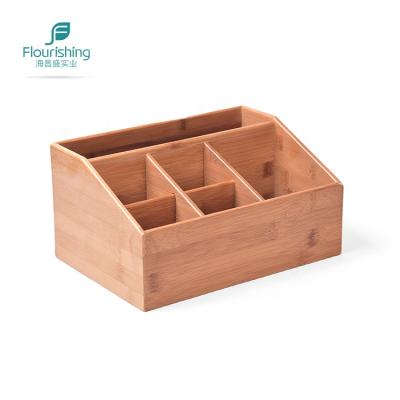 China Sustainable Home Office Bamboo Wooden Kitchenware Organizer for sale