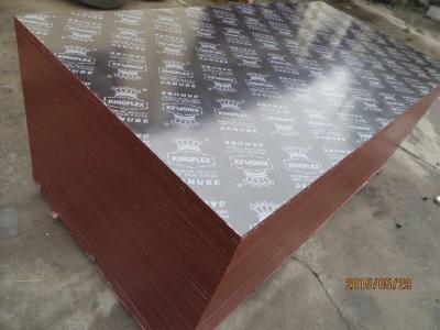 China KINGPLEX BRAND FILM FACED PLYWOOD, COMBI CORE, WBP PHENOLIC GLUE, IMPORTED BROWN FILM for sale