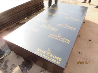 China 18mm CONSTRUCCION BLACK FILM TRIPLAY Film faced plywood.Black film faced plywood . film faced plywood 1200x2400 for sale