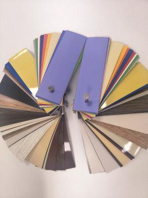 China Customized Matt PVC Plastic Edge Edging Banding for Furniture Particle Board for sale