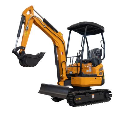 China XN16 Mini Wheeled Excavator 1.6 Tons hydraulic backhoe for sale