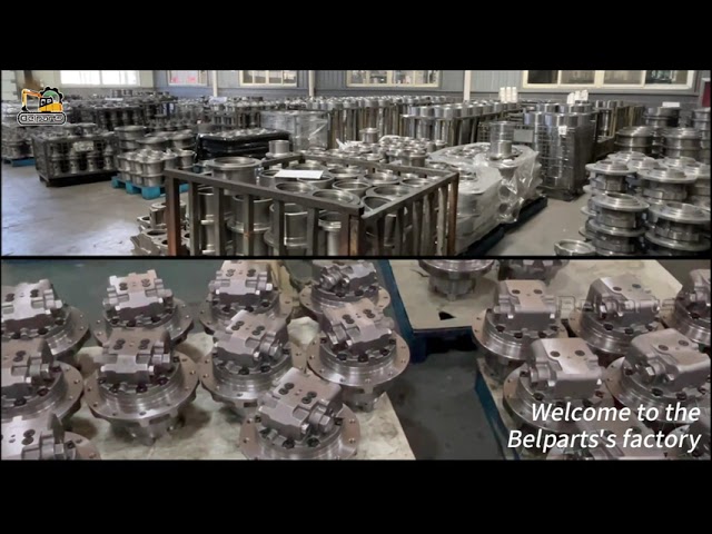 Belparts excavators spare parts factory show our stock