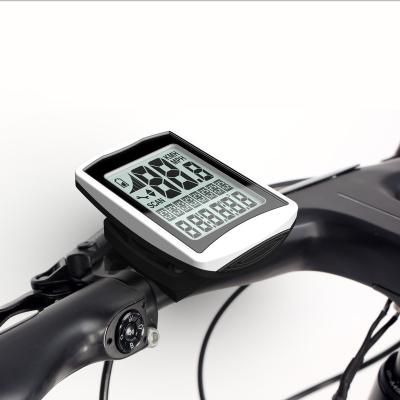 China Multi-function Bike Computer Tachometer ABS LCD Display Computer Wireless Cycling Cycle Computer for sale