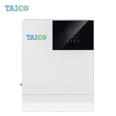 China Air conditions TAICO paralleled 5.5kw off grid hybrid inverter 48v mpp solar inverter mppt integrated for home use for sale