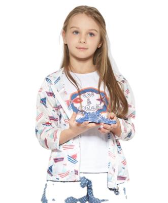 China Gabby Loop Kids Print Girl Jacket Summer Waterproof Children Casual for sale