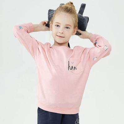 China Breathable 2022 Autumn Winter Knitted Cute Cotton Young Girls Sweater for sale