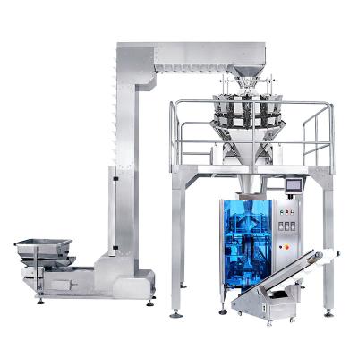 China Food jelly candy fondant rock candy rock sugar 10 heads 14 heads multihead weigher packing machine in bags for sale