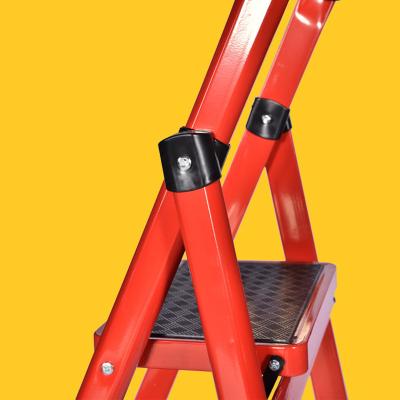 China Lots of Folding Ladders Wholesale Portable Folding Aluminum Step Ladder Goal Folding Ladder for sale