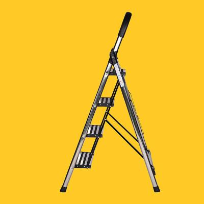 China Hot Selling Low Price Folding Ladders Multifunctional Folding Ladder 3 Step Aluminum Folding Step Ladder for sale