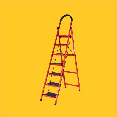 China Hot Sale High Quality Multi Purpose Household Folding Ladders With Wide Step Ladder for sale