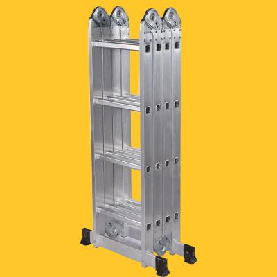 China Proven High Quality Strong And Sturdy Folding Ladders Lightweight Aluminum Folding Ladder for sale