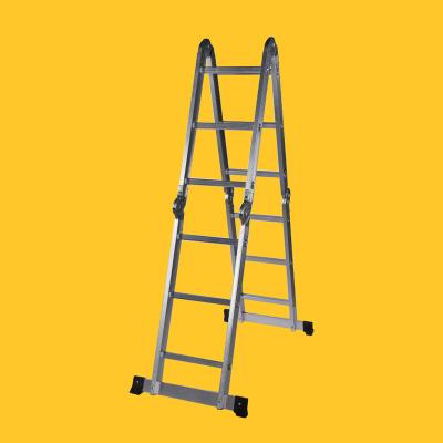 China Hot Folding Ladders China Products Aluminum Universal Safety Industrial Folding Lightweight Ladder for sale