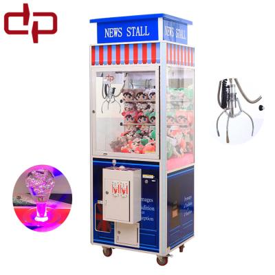 China Heat-tempered glass ; Customized PC Kids Play Coin Operated Toy Crane Claw Machine In Video Game Room (Dingpin DP-M33) for sale