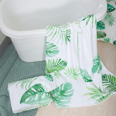 China Customized Sustainable 100% Cotton Printing Bath Towel for sale