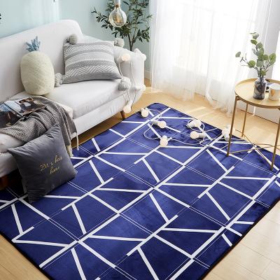 China Modern Design Velvet Washable Soft Area Rugs Fluffy Rugs For Bedroom Rugs For Living Room for sale