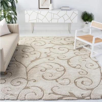 China Shaggy Fluffy Carpets And Rugs Washable Custom Living Room for sale