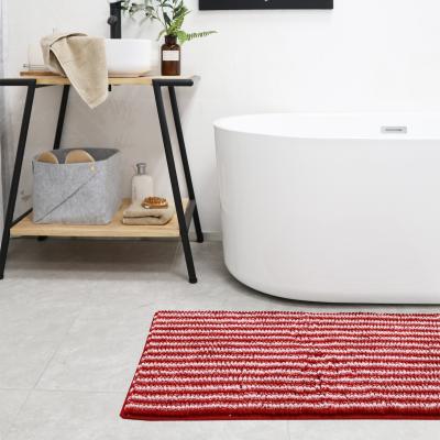 China Sustainable Fluffy Carpets Plastic Bathroom Mats Anti-Slip Mat for sale