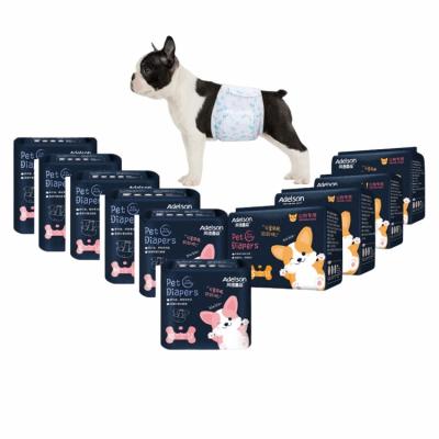 China Bulk Free Sample Convenient Biodegradable Eco-Friendly Disposable Disposable Pet Dog Diaper Pants Change Cleaning Male Pet Dog Diaper Pants for sale