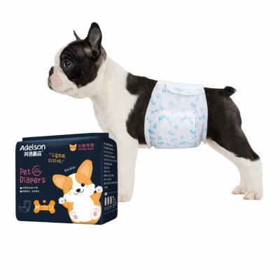 China Factory Price Disposable Convenient Pet Cleaning Change PP Tape Soft Breathable Belt Dog Diapers for sale