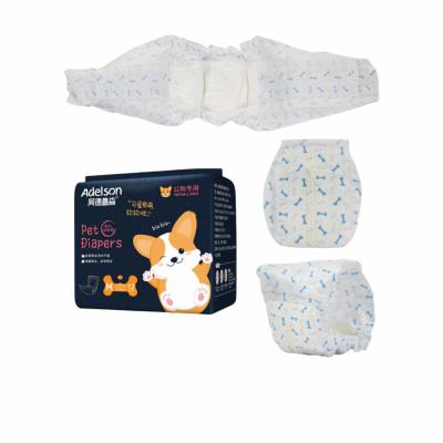 China Custom Disposable Pet Convenient Change Color Leakage Cleaning Proof Absorb Material Disposable Pet Convenient Diapers for sale