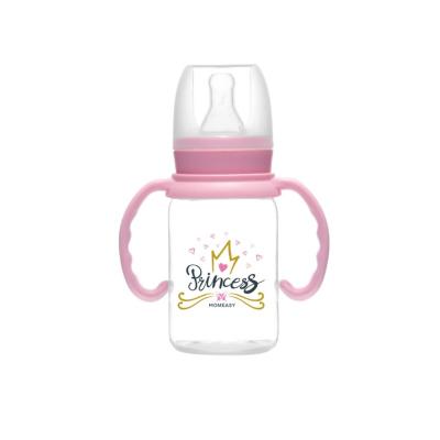 China BPA Free Anti-Colic 8oz Baby Bottles With Silicone Flow Nipple Food Grade Slow Anti-Colic Wide Neck Bottles For Baby 120ml for sale