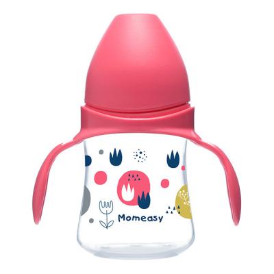 China BPA Free 5oz/150ML Wide-Neck Baby Bottle With Handle for sale