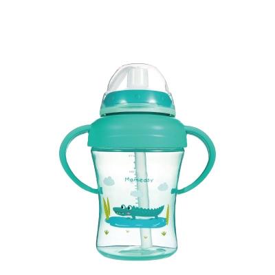 China Washable 360 ​​BPA Free Eco Friendly Kids Leaning Drink Water Bottle PP Baby Drink Cup for sale