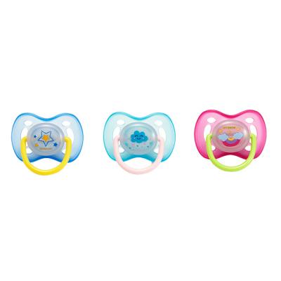 China BPA Free Wholesale OEM Baby Pacifier 2PK Nipples Silicone With Pacifier Case for sale