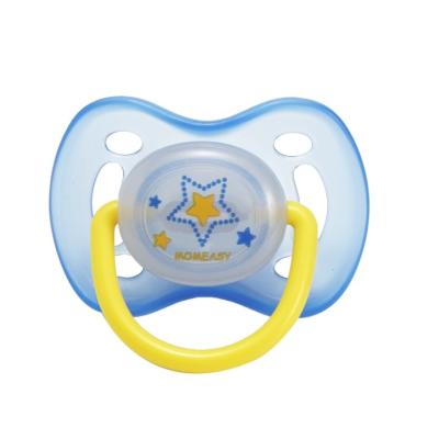 China BPA Free Liquid Soft Baby Nipple Pacifier BPA Free and Silicone Soother Pacifier with 2pcs in a box for sale