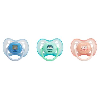 China Factory Eco-friendly BPA Free Baby Nipple 0-12 Months Baby Pacifier With Liquid Silicone Nipple for sale