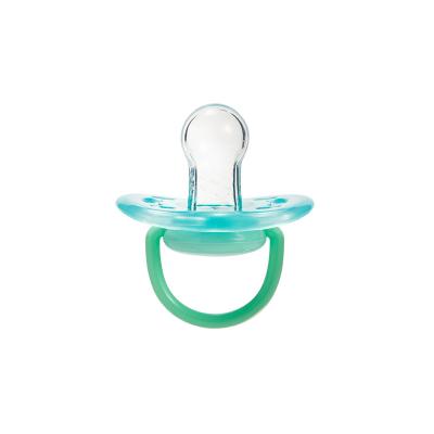 China ODM Free Custom Stock Eco-Friendly Night Running OEM BPA Silicone Baby Sleep Pacifier for sale