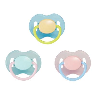 China BPA free ODM support 1CTN MOQ soother pacifier baby pacifier with cover pacifier infant nipple for babies for sale