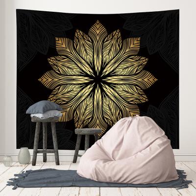 China Mandala Flower Mandala Wall Hanging Beach Sitting Fabric Painting Tapestry for sale