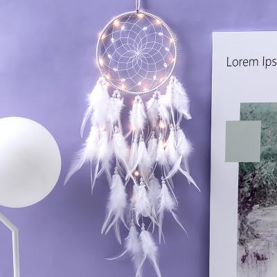 China CLASSIC Indian Dream Birthday Catcher Net Purple Wind Chime Air Ornaments for sale