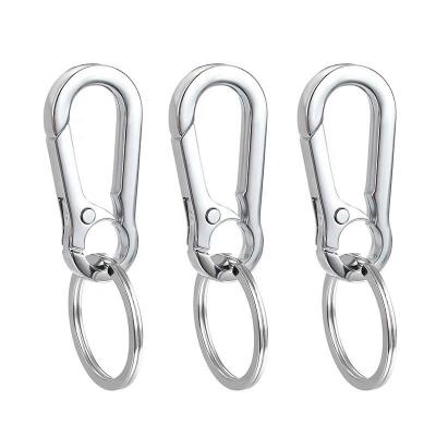 China Hot Selling Main Chain 48mm Size Metal Carabiner Main Chain Male Motorcycle 23mm Zinc Alloy Family Car for sale