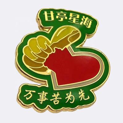 China Europe Gold Hard Enamel Pin for sale