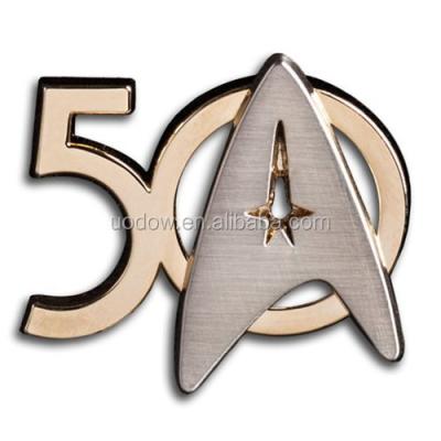 China Europe Customized Metal Logo Anniversary Pins for sale