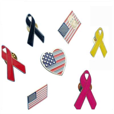 China Europe lapel pins, USA flag pins, US flag lapel pins for sale