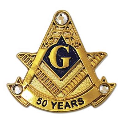 China Europe rhinestone enamel lapel pins, masonic rhinestone lapel pins for sale