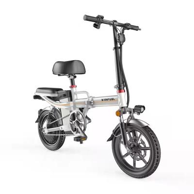 China Aluminum Alloy Factory Price Folding 48V 350W 10Ah Electric Bicycle E-Bike for sale