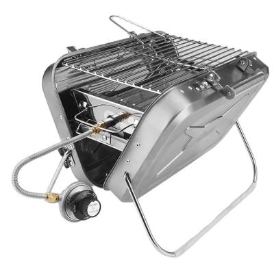 China ButoneGrills Easily Assembled New Trend Suitcase Stainless Steel BBQ Propane Portable Foldable Steakf BBQ Grill Outdoor Camping for sale